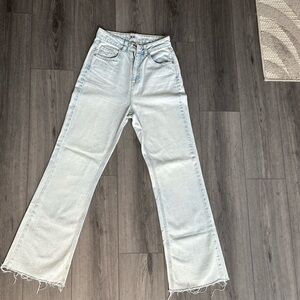 BOA- Light Wash Wide leg Jeans